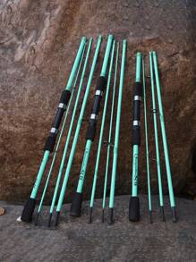 SOUGAYILANG Fishing Rod 1.8m/1.98m/2.1m 4 Sections Spinning Fishing Rod Ultralight Carbon Fiber 4-10LB Fishing Pole ABS Reel Seat And Comfortable Eva Handle Fishing