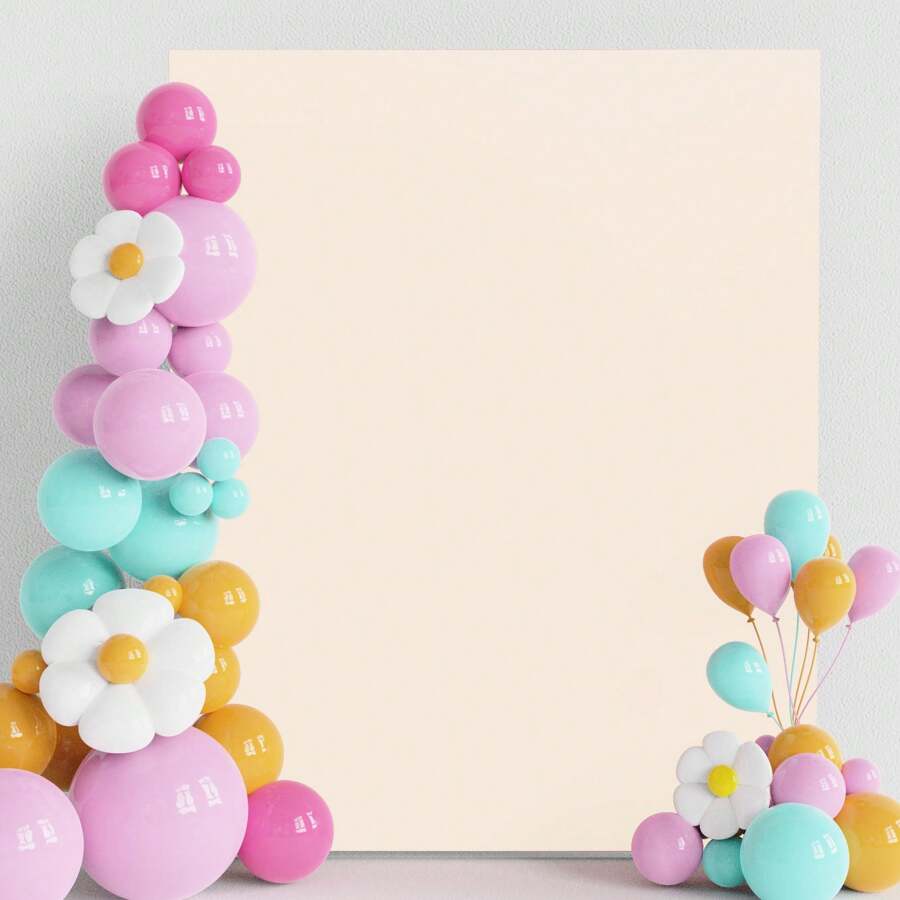 Vỏ vòm cưới màu be 6,6x4/6,6x5,2/6,6x6,6 feet, Vỏ vòm vuông hai mặt bằng vải Spandex dùng cho tiệc sinh nhật, tiệc cưới, trang trí vòm bóng bay - Màu be - Xem 1