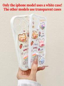 Apple New Cartoon Colored Soft Phone Case Cover Compatible With Iphone P15 7/8/Es/Xs Max, P14 Pro, Iphone 13/11/Xr, Protective Shell For P12/Xs