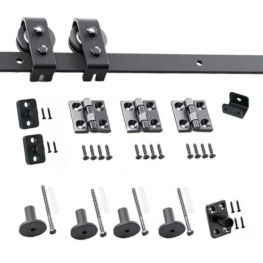 Sliding Barn Door Hardware Track Kit Top Mount Roller Heavy Duty