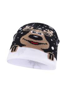 New Christmas Knitted Cap, Minimalist Design Unisex Christmas Hat, Directly Supplied From Factory - 3-8Y - View 12