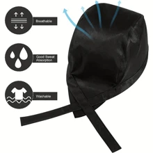 1pc Adjustable Chef Hat For Adults, Men & Women, Reusable Cooking Cap, Professional Kitchen, Cafe, Restaurant Catering Uniform, Cooking Accessories