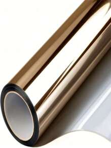 1 Roll Window Privacy Film One Way Daytime Mirror Window Film Tint UV Heat Control Vinyl Film Window Stickers Sun Block Glass Window Paper Door Window Glass Covering Reflective Self Adhesive Film For Home And Office