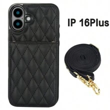 AWQUER 斜挎手机壳适用于 16 15 14 Plus 13 12 Mini 11 Pro Max 8 7 Plus SE 2020 2022，PU 皮革钱包式手机壳适用于 Galaxy S24 S23 S22 S21 FE Note 20 Ultra 10 Plus A55 A15 A54 A14 A73 A53 A13 A72 A52 A71 A51 4G 5G 卡槽 RFID 屏蔽手机袋支架保护套 - 黑色 - 查看 64