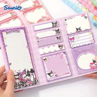 دفتر ذكريات قطعة واحدة، ورق ملاحظات لاصق، ملاحظات لاصقة أنيقة وجميلة للطلاب، دفتر صغار المرحلة الإعدادية، مفكرة، ملصقات لا تلتصق ويمكن إزالتها