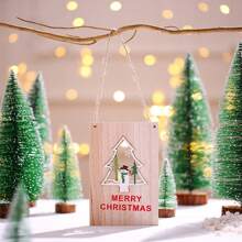 圣诞木质彩色门牌装饰圣诞欢迎牌木门挂件圣诞装饰门牌挂钩圣诞木门挂件圣诞欢迎牌商场店铺橱窗购物欢迎牌 - 彩色 - 查看 4