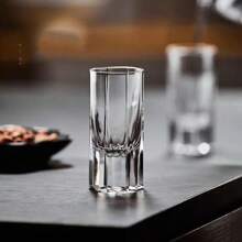 30ml 1pc/6pcs/12pcs Set Engraved Starburst Crystal Glass Cup, Home Use Baijiu Glass, Luxury High-End Shot Glass, Cocktail Liquor Glass. High-End Leadfree Crystal Glass Cup - Multicolor - View 9