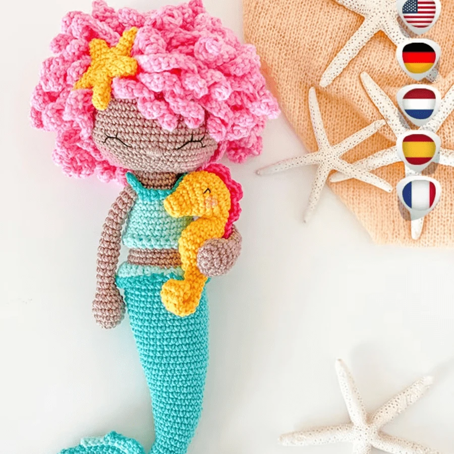 Coperta Sirena Per Neonato - Costume Uncinetto Per Foto | Reggiseno Neonato Fatto A Mano - Foto 9