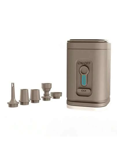 户外露营电动便携式多功能气泵 - 可用于圣诞气球装饰、气垫、睡垫、专用帐篷、游泳圈、野外篝火、野外照明 - 适用于圣诞派对、野外露营、派对活动、户外探险、户外探险、野外露营好帮手