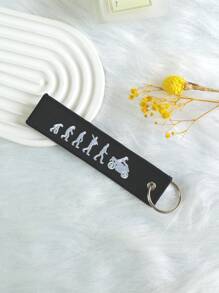 XIANG YU Double-Sided Embroidered Keychain - 3x13cm, Featuring Personalized Short Phrases, Words, & Unique Identity Markers Car Accessories Bag Charm Backpack For School Cute Goth Y2k Bag Accessories Lanyards With Id Holder Car Accessories Bag Charms Christmas Gift Car Accessories Teacher Friend Sister Gift Ideas - Multicolor - View 15