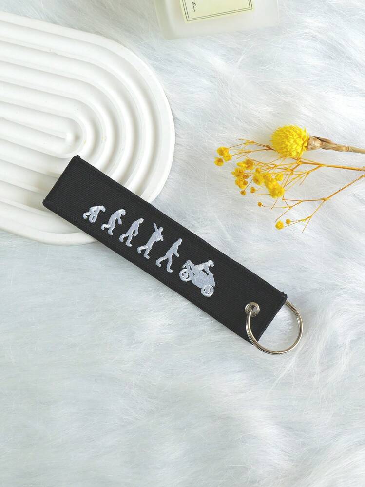 XIANG YU Double-Sided Embroidered Keychain - 3x13cm, Featuring Personalized Short Phrases, Words, & Unique Identity Markers Car Accessories Bag Charm Backpack For School Cute Goth Y2k Bag Accessories Lanyards With Id Holder Car Accessories Bag Charms Christmas Gift Car Accessories Teacher Friend Sister Gift Ideas - Multicolor - View 14