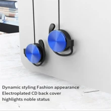 SONH Auriculares con gancho para la oreja y micrófono, sonido estéreo de graves potentes, aptos para juegos, teléfonos inteligentes, PC, cómodos de llevar, conexión Tipo-C, audio de alta fidelidad - multicolor - Ver 3