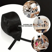 1pc Adjustable Chef Hat For Adults, Men & Women, Reusable Cooking Cap, Professional Kitchen, Cafe, Restaurant Catering Uniform, Cooking Accessories
