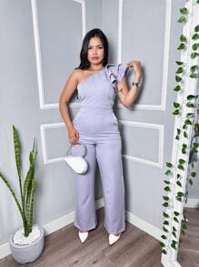 Women Jumpsuits - Grey - View 5