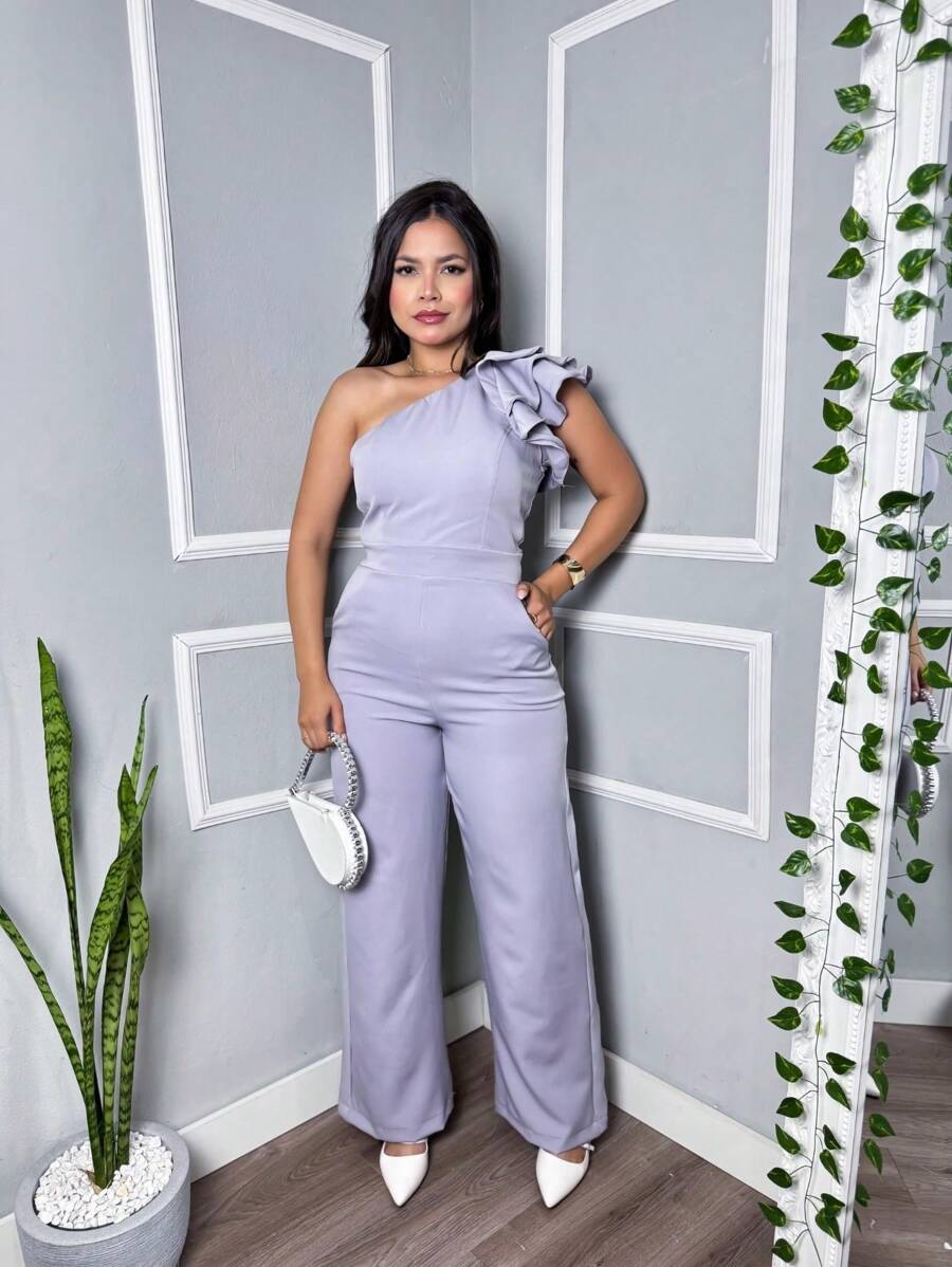 Women Jumpsuits - Grey - View 1