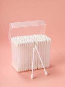 200支棉签，美容必需品，用于化妆 - 白色 - 查看 1