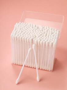 200支棉签，美容必需品，用于化妆 - 白色 - 查看 4
