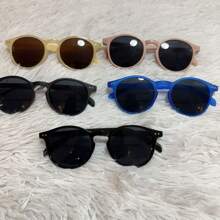 Round Casual Classic Sunglasses For Men And Women - Colors - 粉色 - 查看 5