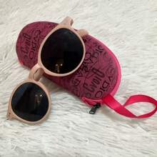 Round Casual Classic Sunglasses For Men And Women - Colors - 粉色 - 查看 3