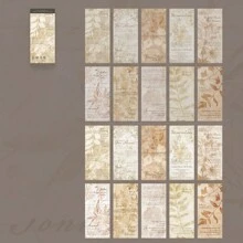 20 张诗歌片段贴纸书，创意美学贴纸拼贴 DIY 装饰，节日礼物，个性化剪贴簿学校用品 - 彩色 - 查看 15