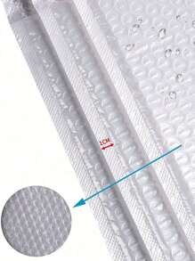 5/10/20 件粉色泡沫邮寄袋 4x6 英寸加垫聚乙烯泡沫邮寄袋不透明自封粘性防水精品运输袋适用于珠宝化妆品用品小型企业运输信封包装袋加垫信封邮寄信封运输用品 - 白色 - 查看 5