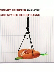 有趣的大老鼠攀爬搖擺玩具套裝-倉鼠吊床，松鼠鑽孔管，蜜獾枝葉！ - 彩色 - 查看 7