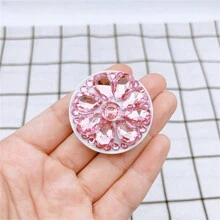 1 Giá đỡ điện thoại di động đính đá Rhinestone đa chức năng - Giá đỡ gập 360 độ sang trọng và thời trang - Nhiều màu - Xem 8