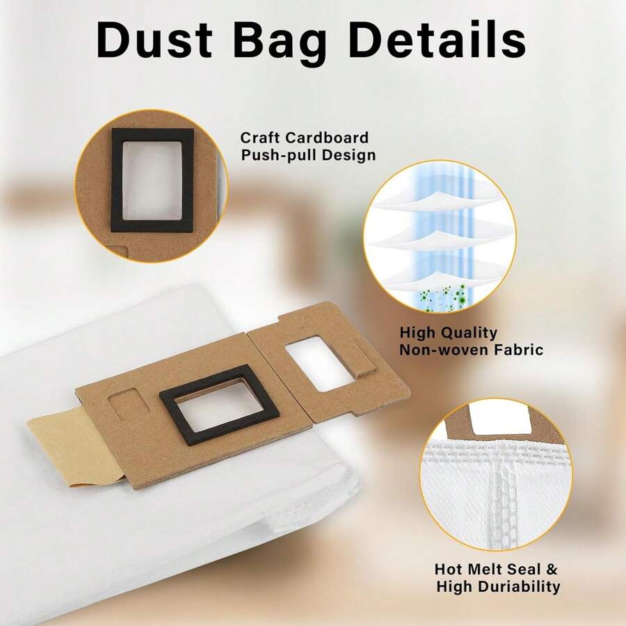 5/10/15/20 Pack Dust Bag For Roborock S7 / S7+ T7S PLUS T7S Vacuum