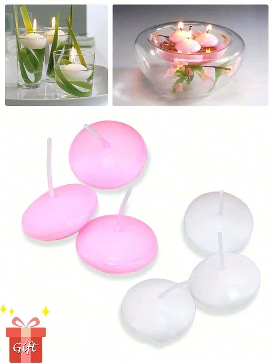 1-10 无烟浮水蜡烛用于祝福婚礼、节日、活动、派对、露台、纪念池畔装饰、万圣节、感恩节、复活节、圣诞节必备产品