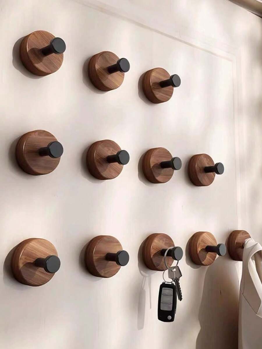 1pc NoDrill Bathroom Wall Hook, Shower Room Wall Mounted Coat/Towel