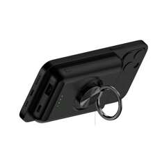 适用于 iPhone 12 的无线磁性充电器和移动电源，适用于苹果 iPhone、iPad、Android 手机，适合家人、朋友、儿童、生日、圣诞节、冬季、的礼物，适合户外玩耍、购物、旅行、便携式电源安全稳定的聚合物锂电池。 - 白色 - 查看 5