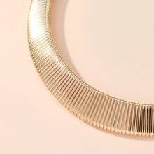 1 件新款时尚夸张软骨蛇形设计项链首饰，适合女性日常装扮 - 1Pc - 查看 6