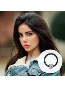 AVYRING 5PCS Septum Rings 16G Septum Jewelry Stainless Steel Septum Piercings Horseshoe Helix Daith Tragus Lip Rings Nose Hoop Hinged Seamless Septum Piercing Jewelry For Women Men