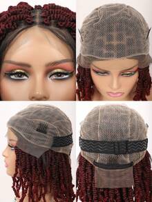 Tóc giả bện ren đôi toàn bộ, tóc giả bện xoắn lò xo không thắt nút, tóc giả Passion Twist dành cho phụ nữ, tóc giả bện ren tổng hợp dài 16 inch, tóc giả bob dùng hàng ngày - Nhiều màu - Xem 11