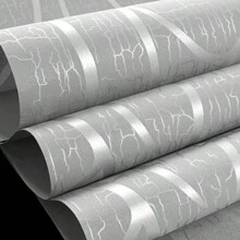 1 Tập Giấy dán tường họa tiết hình học đơn giản và phong cách, có sẵn năm màu, lý tưởng cho phòng khách gia đình, phòng ngủ, phòng ăn, nâng cấp tường và trang trí tường nền Halloween, miếng dán cải tạo, tấm ốp tường, giấy dán tường, giấy dán tường, vật dụng trang trí mùa xuân làm mới ngôi nhà của bạn, miếng dán trang trí Rama - Màu Xám nhạt - Xem 6