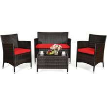 Outdoor Table & Chair Sets - Camel - View 10