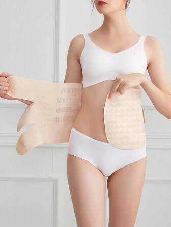 1pc Adjustable Waist Trainer Trimmer Belt For Women, Waist Cincher Slimming Body Shaper