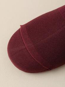 4 đôi tất cotton cổ ngắn nữ, tất lông cừu Angora màu đỏ ấm áp đa năng cho mặc hàng ngày, mùa thu/đông - Nhiều màu - Xem 7