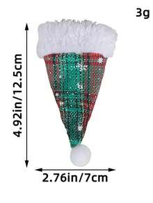 Bộ 6 món dao nĩa lấp lánh Giáng sinh sáng tạo, mũ Giáng sinh mini, dao nĩa trang trí để bàn, đạo cụ trang trí Giáng sinh, quà tặng tốt nhất, trang trí sinh nhật, trang trí nhà, trang trí Giáng sinh, trang trí phòng, mùa đông - Nhiều màu - Xem 15