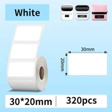 Thermal Sticker Paper Thermal Paper Label Maker Paper Label For Small Business Multi-Purpose For M110 M221 M200 M220 Printer Multisize 30/40/50/80mm Black On White Thermal Label Printer Stickers Pocket Labeling Maker - Multicolor - View 12