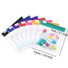 3pcs Portable Waterproof Moisture-Proof Medicine Storage Bags, Random Colors - Multicolor - View 2
