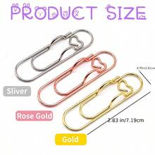 1 cái/5 cái/10 cái Kẹp bút kim loại đa năng - Kẹp phụ kiện nhật ký, Giá đỡ bút cố định và chức năng treo - Thích hợp cho đồ dùng học tập văn phòng và sắp xếp - Nhiều màu - Xem 2