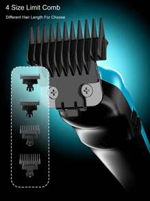 Kemei 科美新款理发器 KM-264 专业 0mm 间隙雕刻剪 男士理发修剪器 电动理发师使用无绳蓝色充电式毛发修剪机