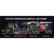 [Hieha] 带空气压缩机的便携式汽车启动器，Capapro 150PSI 4000A 快速电池启动器充电器，带数字轮胎充气机，带 Type-C 快速充电移动电源电池跳线，适用于 Apple IPhone、iPad、Android 手机，适合家人、朋友、儿童、生日、圣诞节、冬季、的礼物，适合户外玩耍、购物、旅行、便携式电源安全稳定的聚合物锂电池。 - 預設 - 查看 11