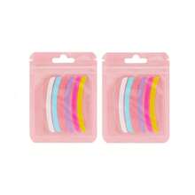 Lash Lift Ribbon Kit Silicone Lash Lift Shields Soft Eyelash Perm Lash Lift Rods Ribbed For Permanent Eye Lashes Perming (Bend 6 Colors) - Multicolor - View 10