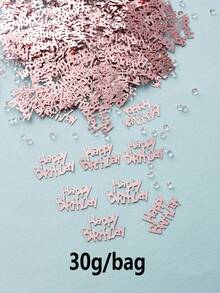15g/30g/50g 亚克力钻石生日派对装饰纸屑，派对桌上撒纸屑，生日派对装饰，生日礼物装饰，生日派对纸屑 - 彩色 - 查看 24