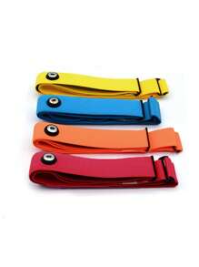 1Pc Multifunctional Fitness Sports Running Cycling Marathon Heart Rate Belt Chest Strap Replacement Elastic Strap (Excluding The Transmitter Shown In The Picture, The Product Only Has Straps) - Multicolor - View 8
