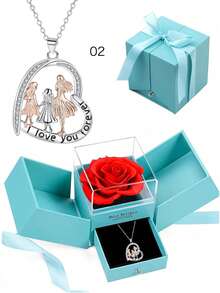 Xà phòng thơm hương hoa hồng trong hộp quà màu xanh, 3 chiếc vòng cổ mặt dây chuyền hình trái tim của người bạn thân nhất, Bộ quà tặng trang sức "Anh yêu em" cho mẹ, vợ, cặp đôi, con gái, bạn gái, bạn thân nhất, chị gái, chính bạn, bạn cùng phòng, tuyệt vời cho Giáng sinh, lễ hội mua sắm, Lễ tạ ơn, Ngày lễ tình nhân, kỷ niệm, Ngày của mẹ, đám cưới, tốt nghiệp, tiệc sinh nhật Quà tặng Giáng sinh - vòng cổ tình yêu - Xem 21