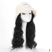 Tóc giả mũ lông cừu Trojan Roll màu trắng với 14 inch sợi tổng hợp cho tóc giả tổng hợp tự nhiên mềm mại của phụ nữ thích hợp để đội hàng ngày - Nhiều màu - Xem 12