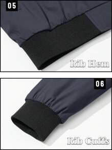 FASBUCO Men's Lightweight Windbreaker Thin Bomber Coat With Full Zipper And Pockets For Spring And Autumn